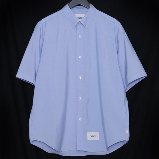 WTAPS 25SS COOLMAX Oxford Button-Up Blue Size 02