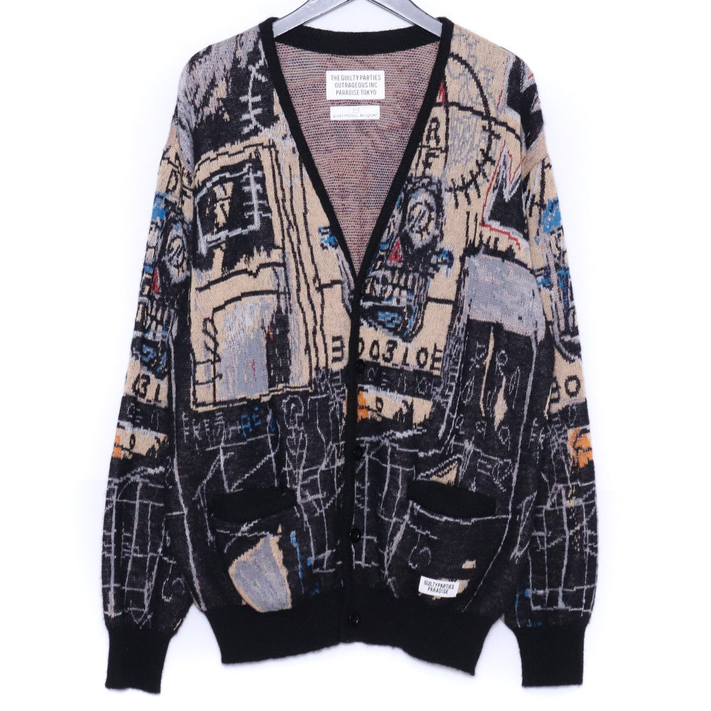 WACKO MARIA 22AW Basquiat Mohair Cardigan Black Size M