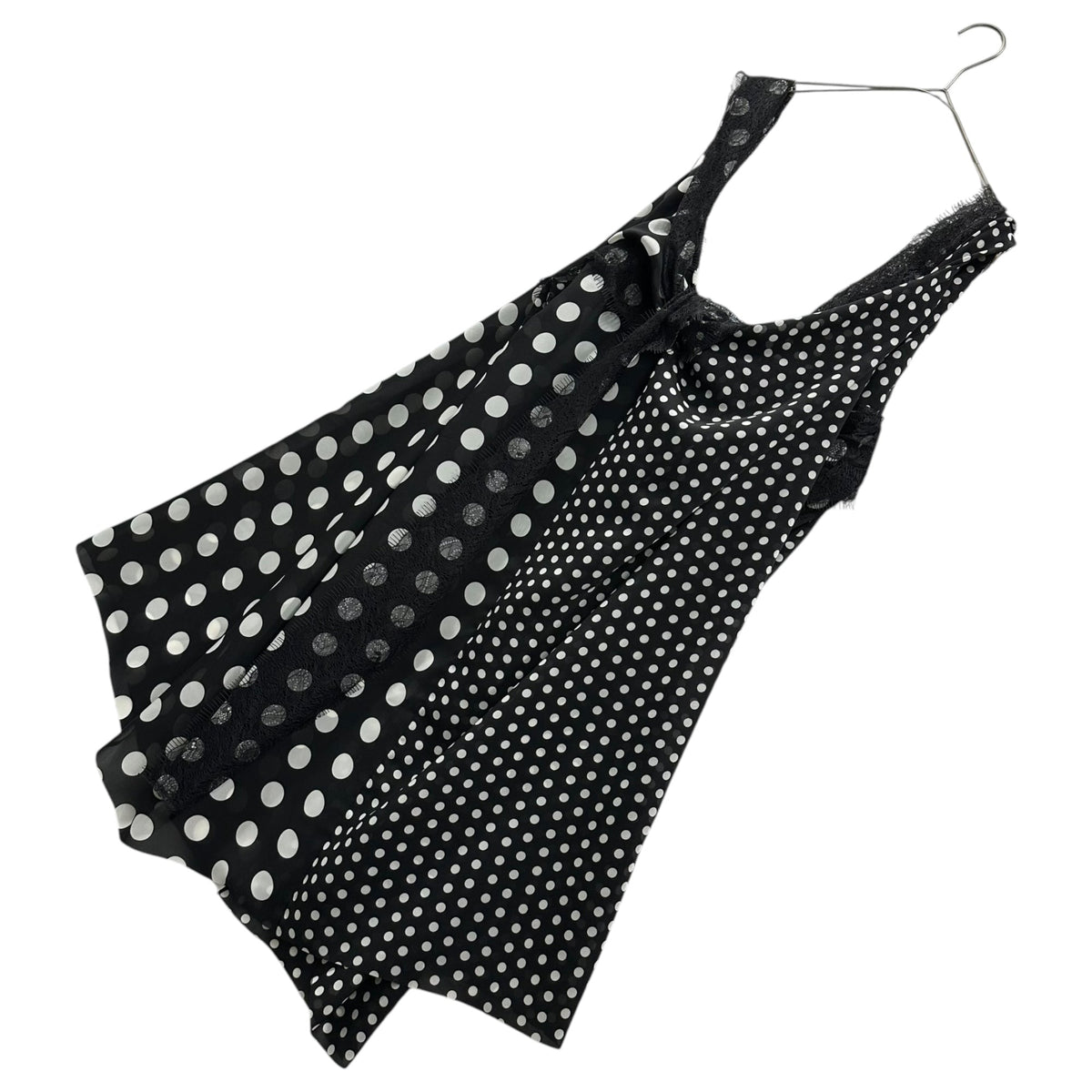 JUNYA WATANABE 26SS Polka Dot Lace Asymmetrical Dress Size M