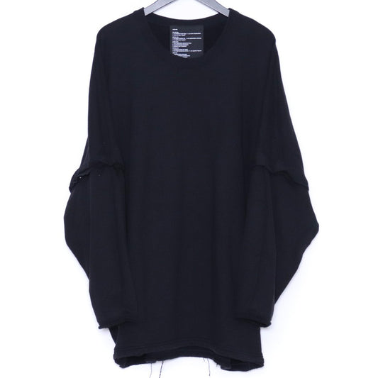 NUDE:MASAHIKO MARUYAMA Oversize Sweatshirt Black Size 2