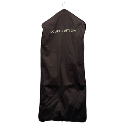 LOUIS VUITTON Monogram Zip Coated Macintosh Coat Size 34