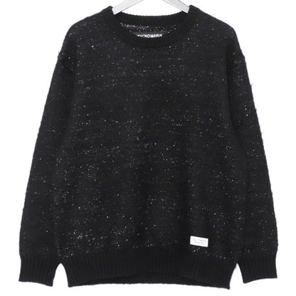 WACKO MARIA Glitter Mohair Knit Sweater Black Size S