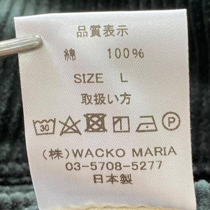 WACKO MARIA 24SS Green Corduroy Pleated Casual Pants Size L