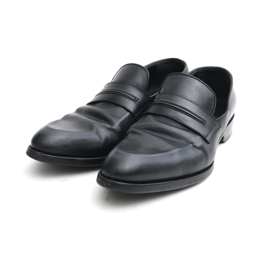 DIOR Leather Loafers Black Size EU 41