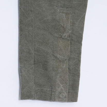 LAID BACK Military Tent Fabric Cargo Pants Khaki Size 2