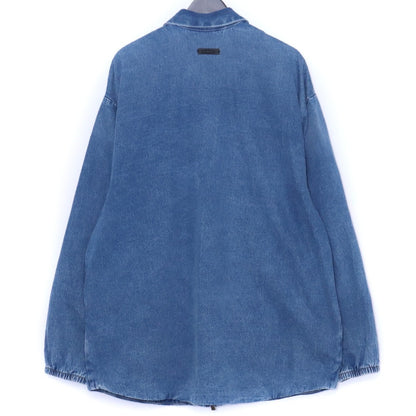 ESSENTIALS 24SS Denim Overshirt Indigo Jacket Size XS