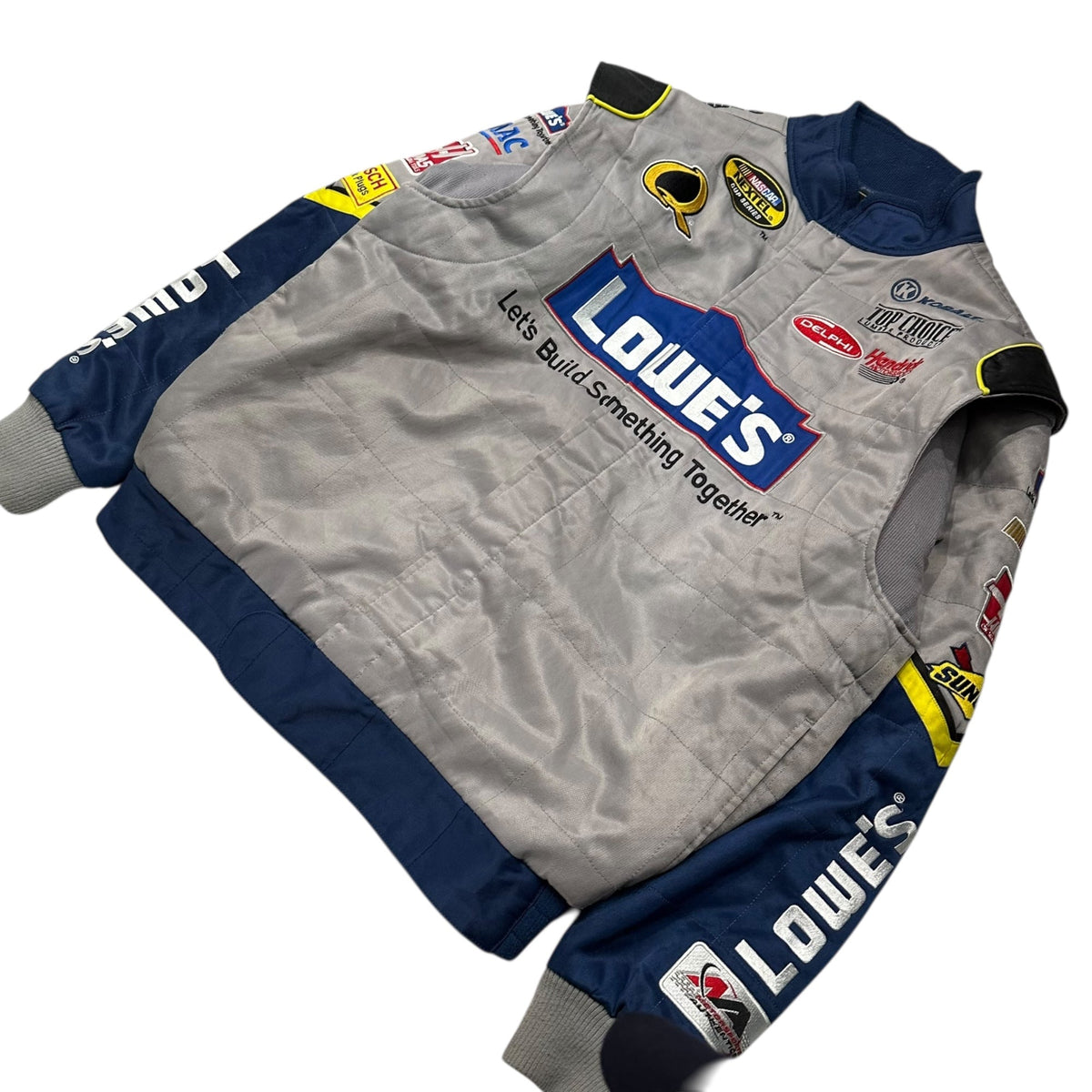 VINTAGE 90s CHASE Patch Racing Jacket Size M