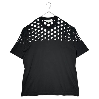 MAISON MARGIELA 20SS Holes Oversize T-Shirt Black Size XS