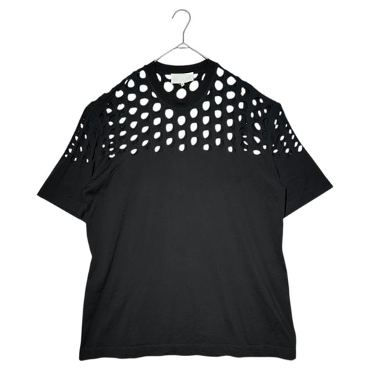 MAISON MARGIELA 20SS Holes Oversize T-Shirt Black Size XS