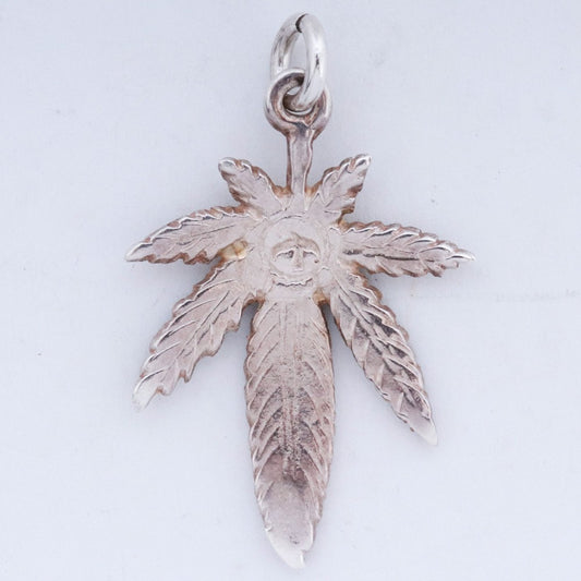GORO'S K18 Gold Metal Glass Necklace Silver Size ONE SIZE