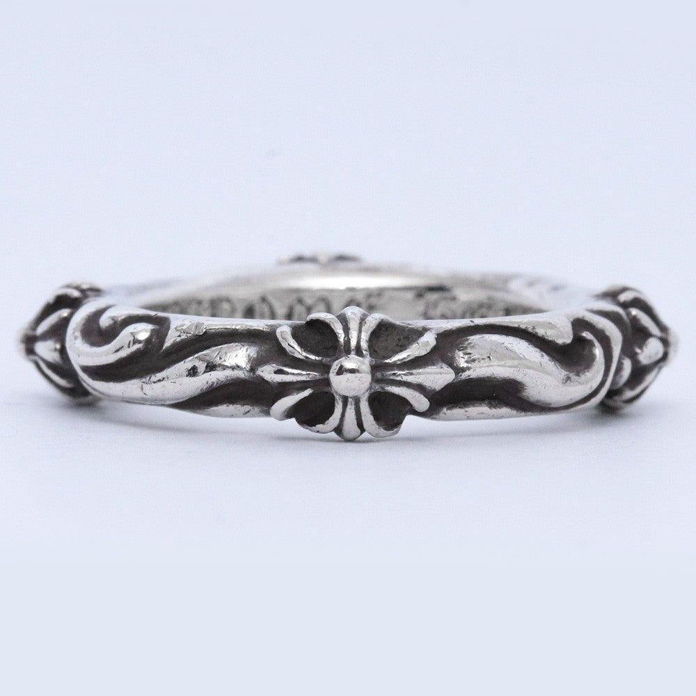 CHROME HEARTS SBT Band Silver Ring Size JP 21