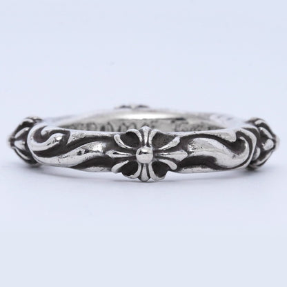 CHROME HEARTS SBT Band Silver Ring Size JP 21