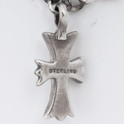 RH JEWELRY Turquoise Cross Necklace Silver Size F