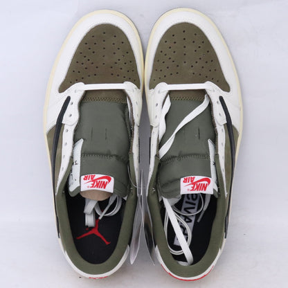 NIKE x TRAVIS SCOTT Air Jordan 1 Olive Sneakers Size 28.5cm