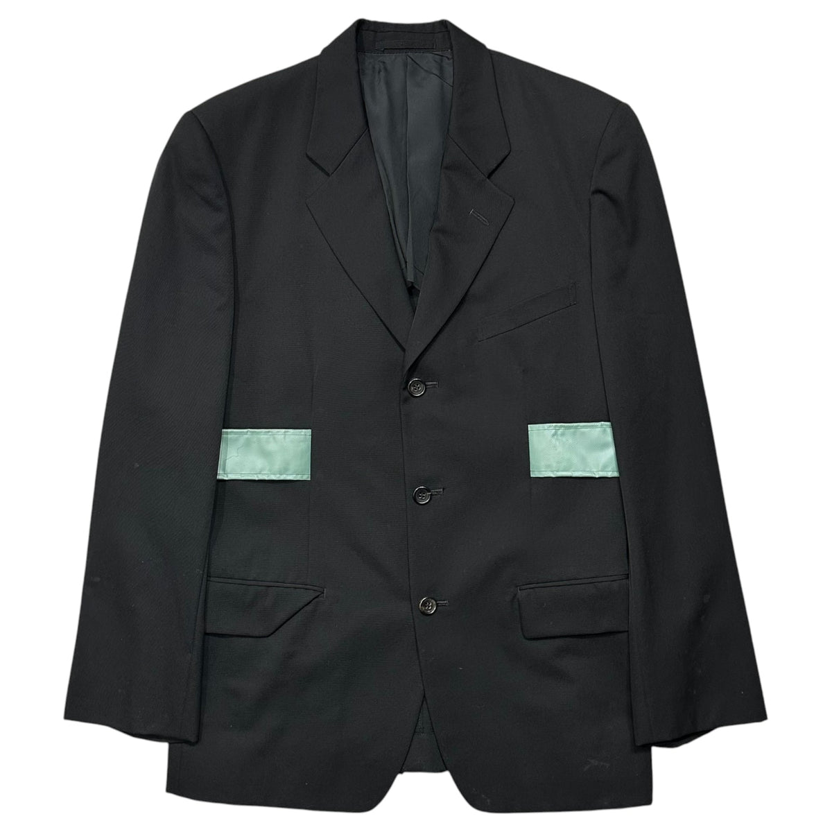 COMME des GARCONS HOMME PLUS 95SS Vinyl Jacket Black Size M