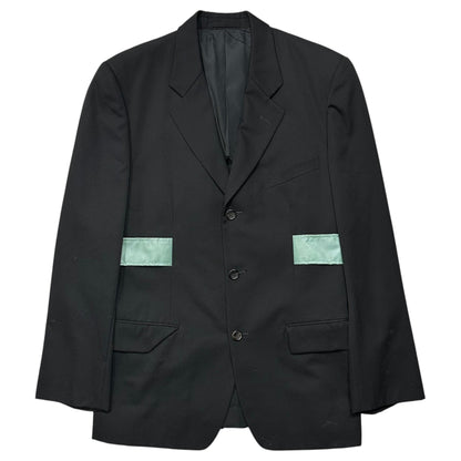 COMME des GARCONS HOMME PLUS 95SS Vinyl Jacket Black Size M