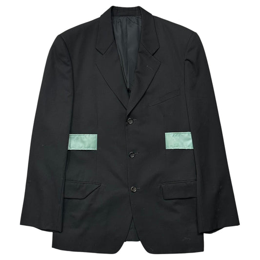 COMME des GARCONS HOMME PLUS 95SS Vinyl Jacket Black Size M