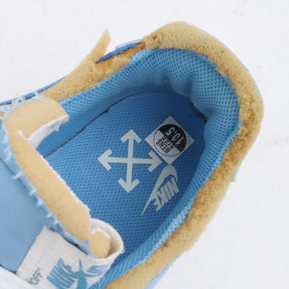 NIKE x OFF-WHITE Air Force 1 Low Blue Sneakers Size 28.5cm