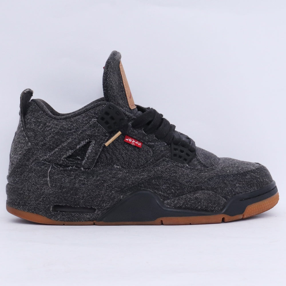 Levi's Nike Air Jordan 4 Retro Denim Sneakers Size 25.5cm