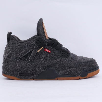 Levi's Nike Air Jordan 4 Retro Denim Sneakers Size 25.5cm