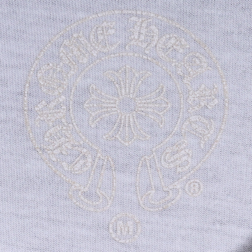 CHROME HEARTS Back Arch Logo CH Plus T-Shirt White Size M