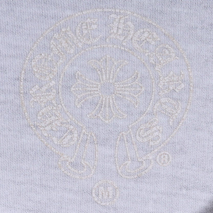 CHROME HEARTS Back Arch Logo CH Plus T-Shirt White Size M