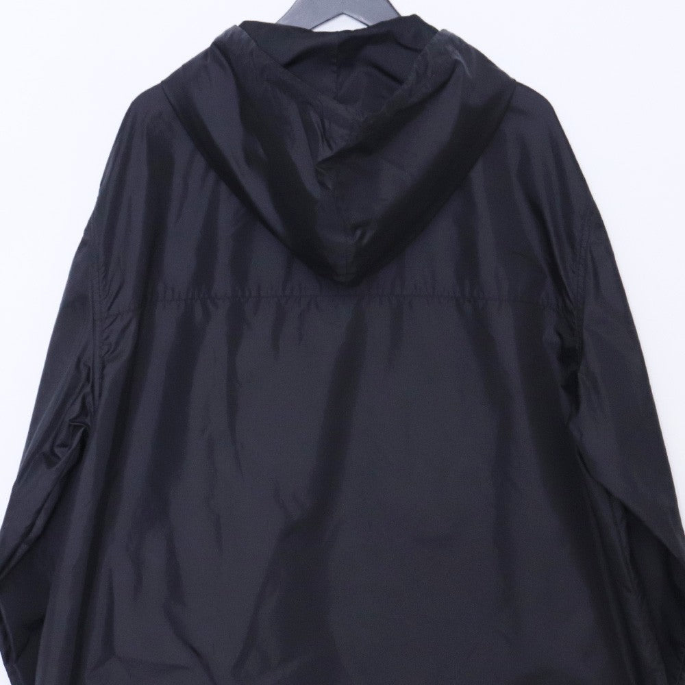 CELINE 22SS Eddie Slimane Nylon Logo Hoodie Black Size 50