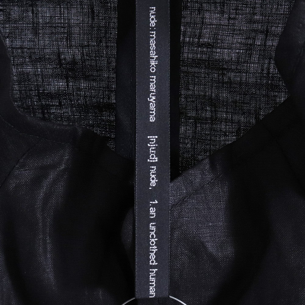 NUDE:MASAHIKO MARUYAMA Long Sleeve Button-Up Black Size 3