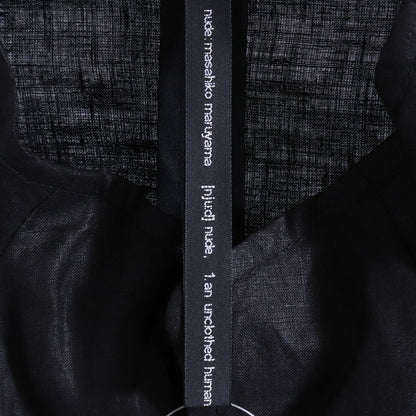 NUDE:MASAHIKO MARUYAMA Long Sleeve Button-Up Black Size 3