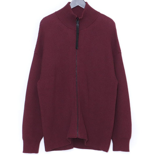 N.HOOLYWOOD 23AW Drivers Knit Sweater Burgundy Size 36
