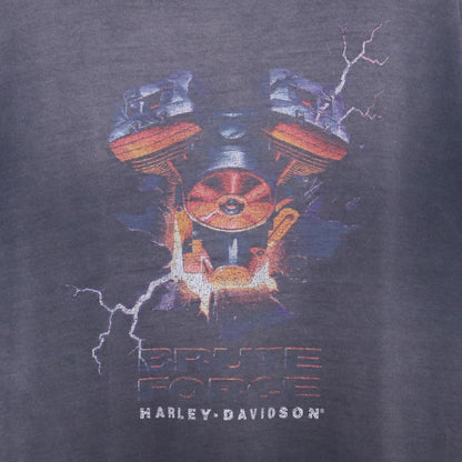 HARLEY DAVIDSON 1995 Brute Force T-Shirt Black Size XL
