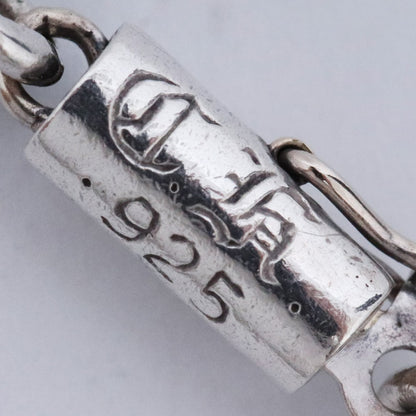 CHROME HEARTS OLD PAPER CHAIN Necklace Silver Size ONE SIZE