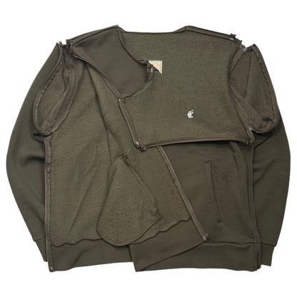 UNDERCOVER 99AW Small Parts Sweatshirt Khaki Size M