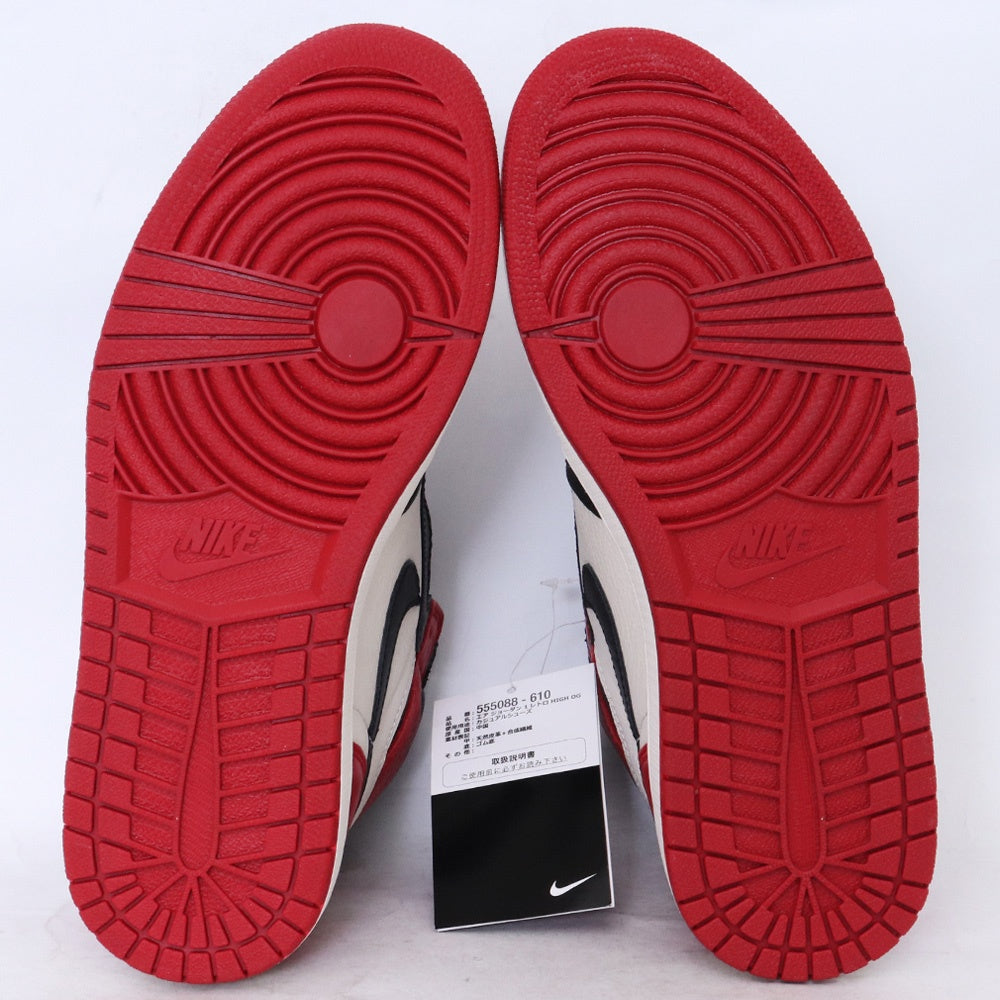 NIKE AIR JORDAN 1 Retro High OG Toe Sneakers Size 26.5cm