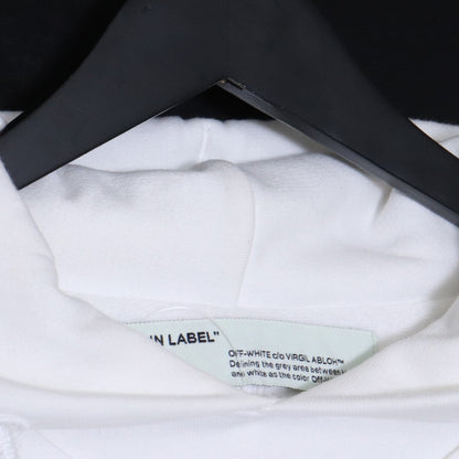 OFF-WHITE Airport Tape Layered Hoodie White Size M