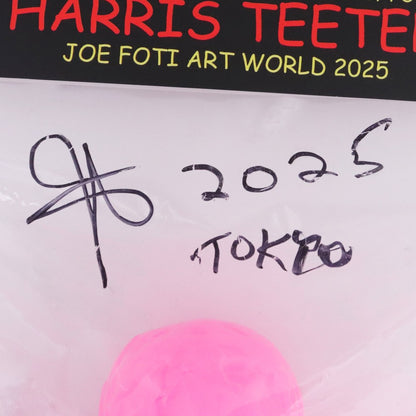 CHROME HEARTS Joe Foti Harris Teeter Signed Neon Pink Size F
