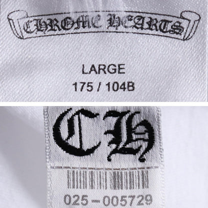 Chrome Hearts Back Horseshoe Print T-Shirt White Size L