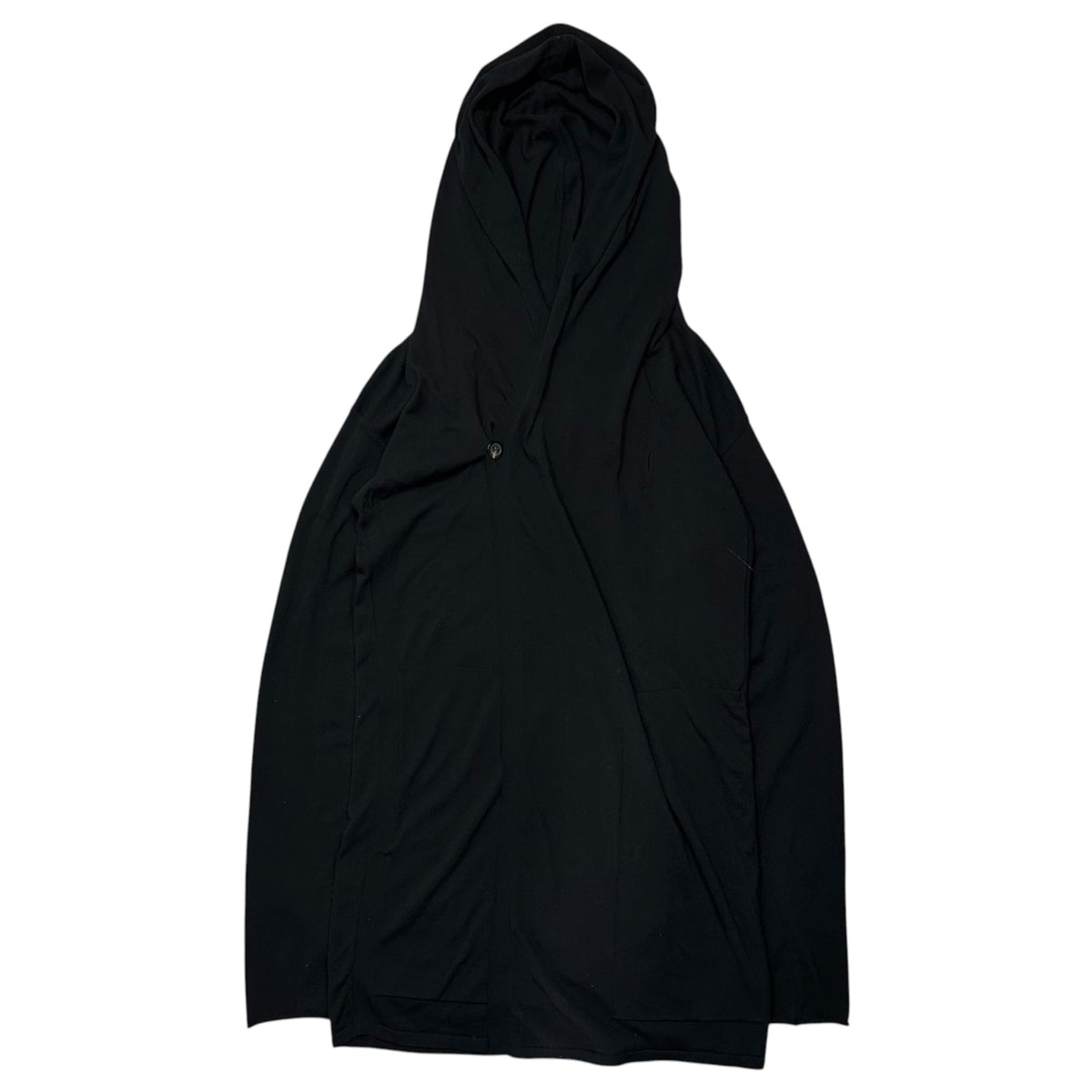 Rick Owens 19SS Cotton Hooded Cardigan Black Size L