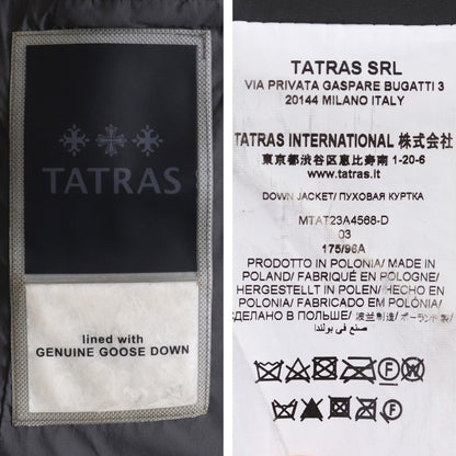 TATRAS BORBORE Gray Down Jacket Size 03