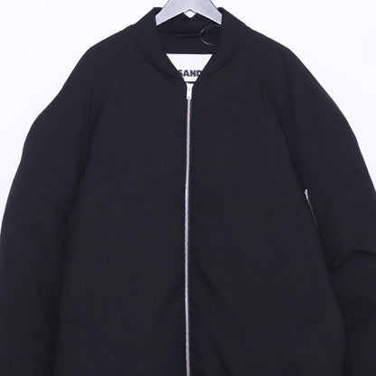 JIL SANDER 24AW Padded Feather Bomber Jacket Black Size 52