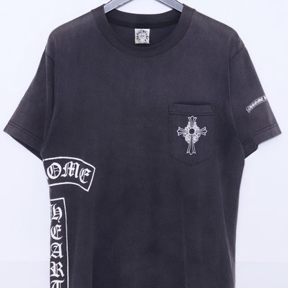 Chrome Hearts Faded OLD T-BAR CH Cross T-Shirt Black Size M