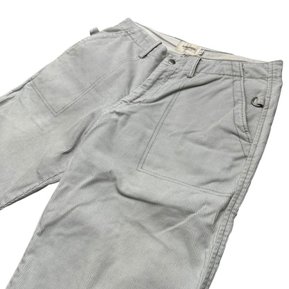 AFFA Corduroy Bondage Pants Light Gray Size L
