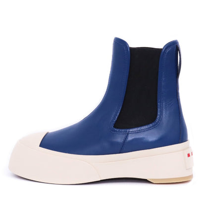MARNI CHELSEA BOOT Nappa Leather Chelsea Boots Blue Size 35