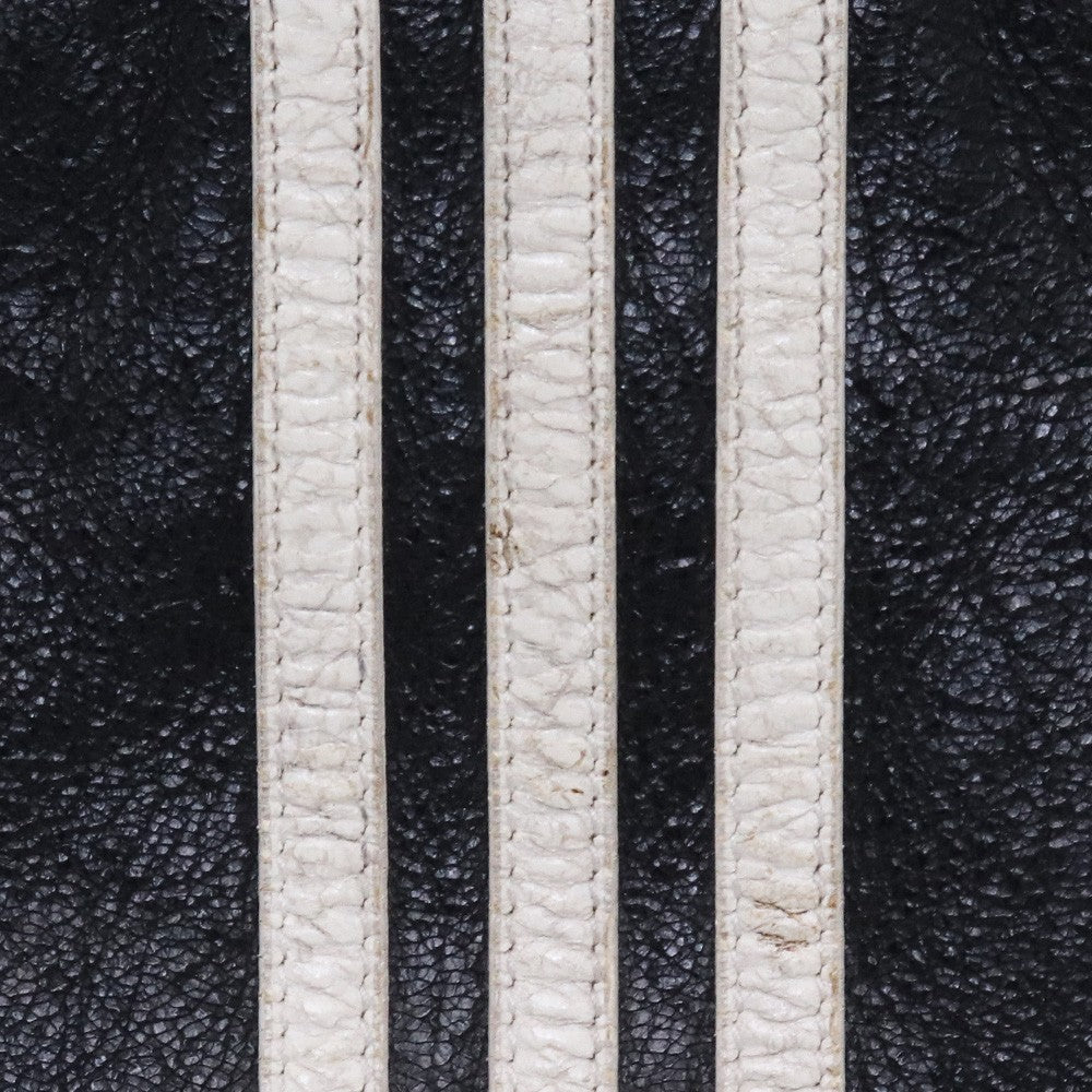 BALENCIAGA × ADIDAS North-South Leather Bag Black Size F