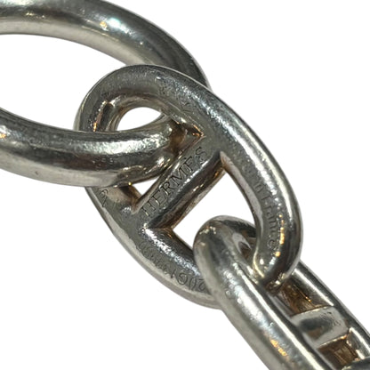HERMES Chaine d’Ancre TGM 11 Link Bracelet Silver