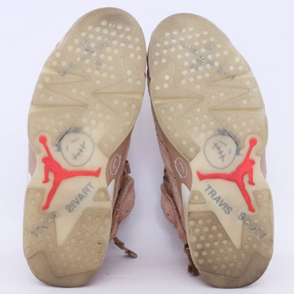 NIKE x TRAVIS SCOTT Air Jordan 6 Sneakers Brown Size 25cm