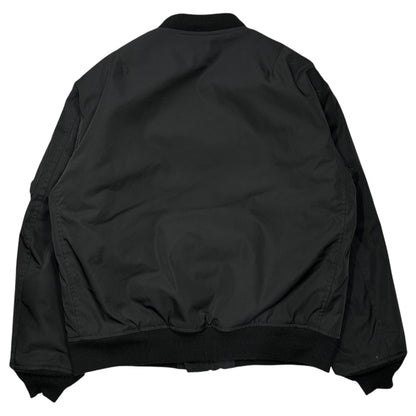 AVIREX Padded Oversized MA-1 Bomber Jacket Black Size L