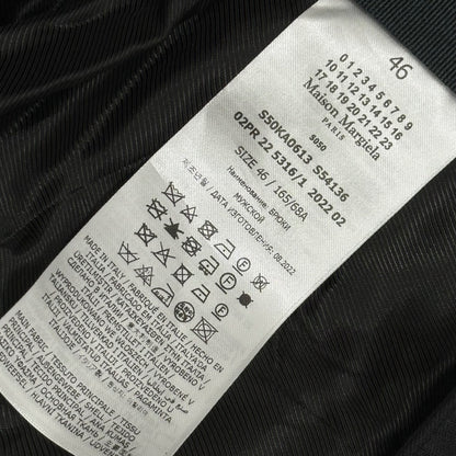 MAISON MARGIELA 22AW Herringbone Wool Suit Jacket Size 46