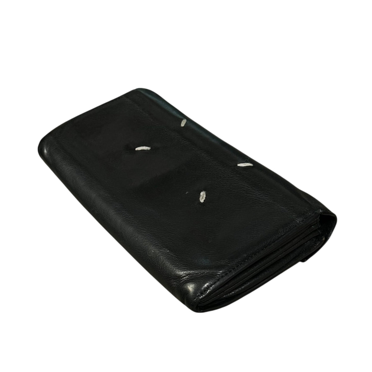 Maison Martin Margiela Leather Two-Tone Long Wallet