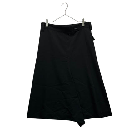 Y's Wool Gabardine Big Flap Pocket Skirt Size 2